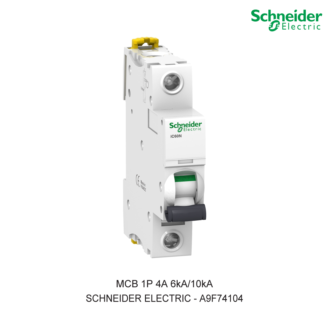 MCB 1P 4A 6kA/10kA CURVA C