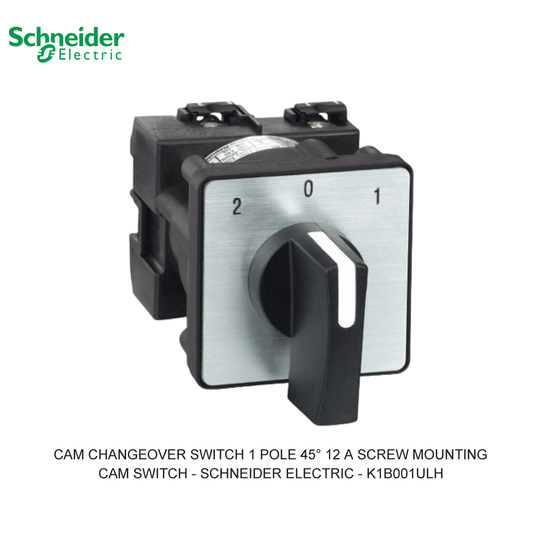 CAM CHANGEOVER SWITCH 1 POLE 45° 12 A SCREW MOUNTING