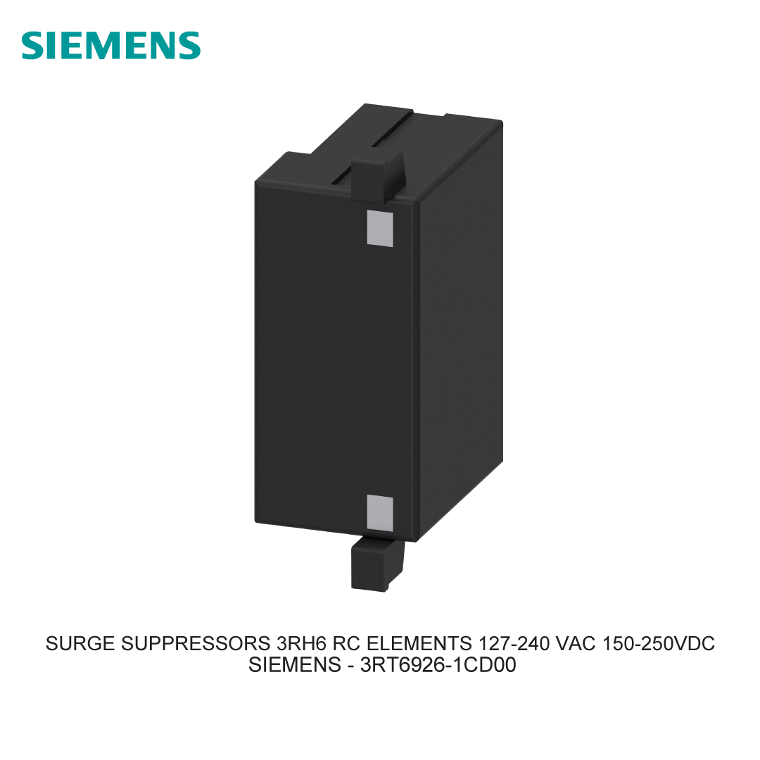 SURGE SUPPRESSORS 3RH6 RC ELEMENTS 127-240 VAC 150-250VDC