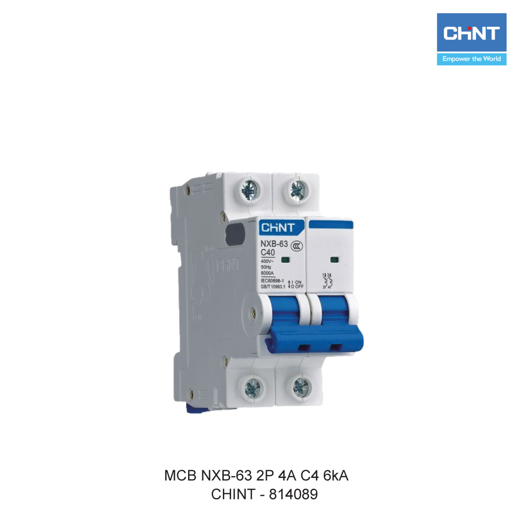 MCB NXB-63 2P 4A C4 6kA