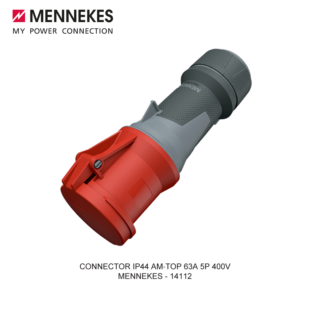 CONNECTOR IP44 AM-TOP 63A 5P 400V