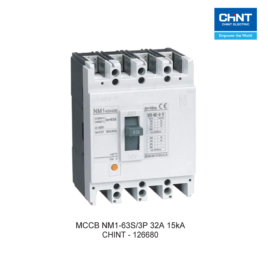 MCCB NM1-63S/3P 32A 15kA