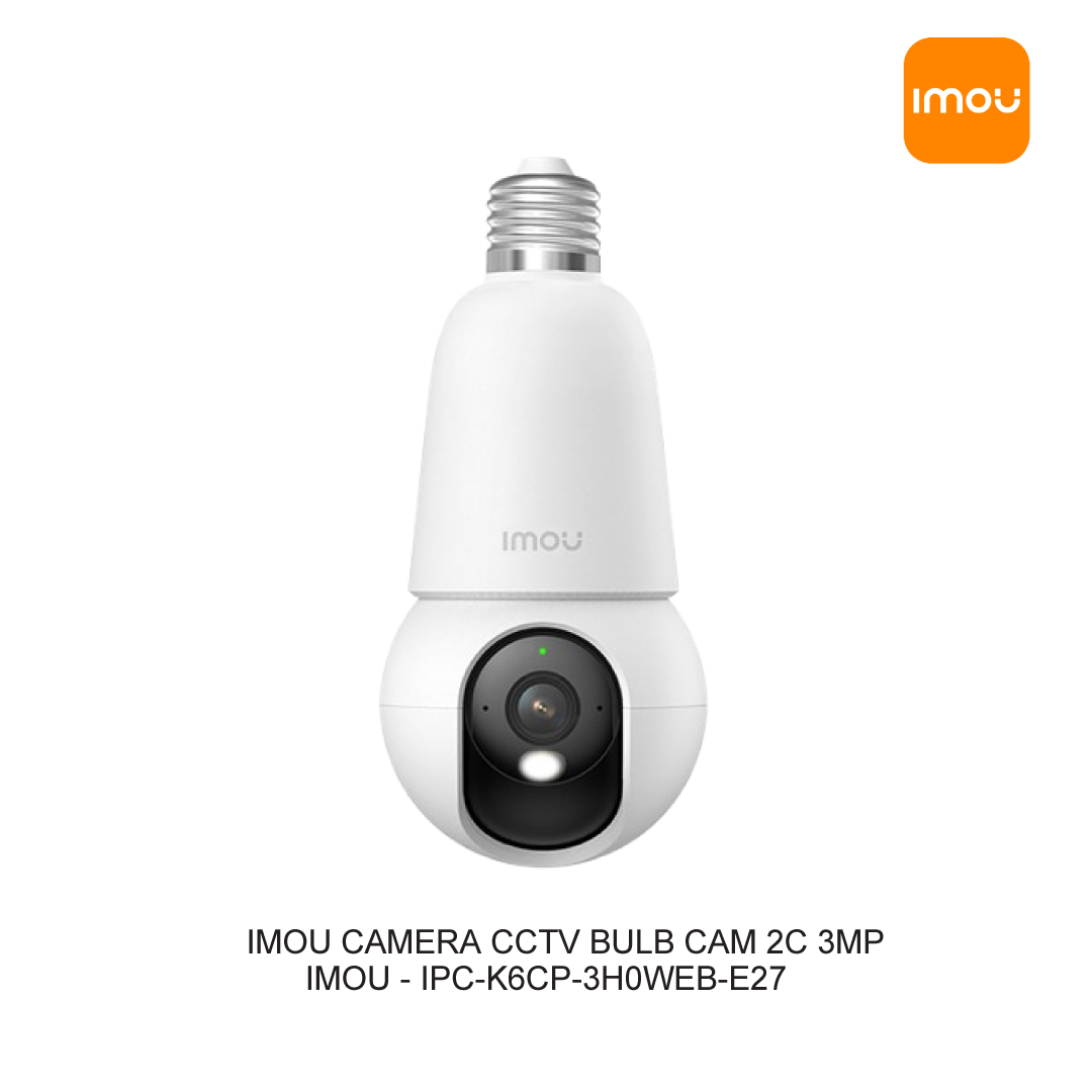 IMOU CAMERA CCTV BULB CAM 2C 3MP