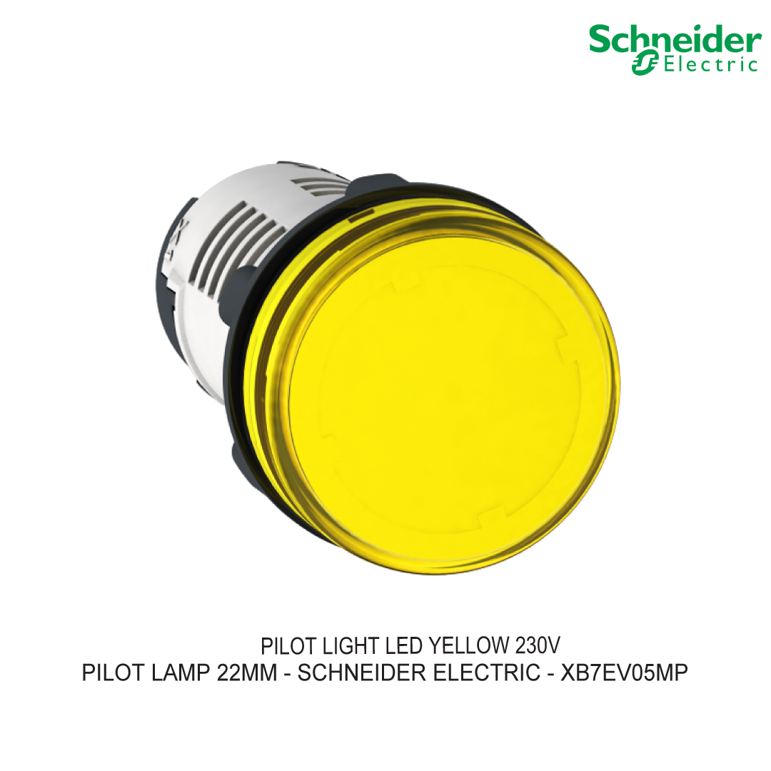 PILOT LIGHT LED YELLOW 230V