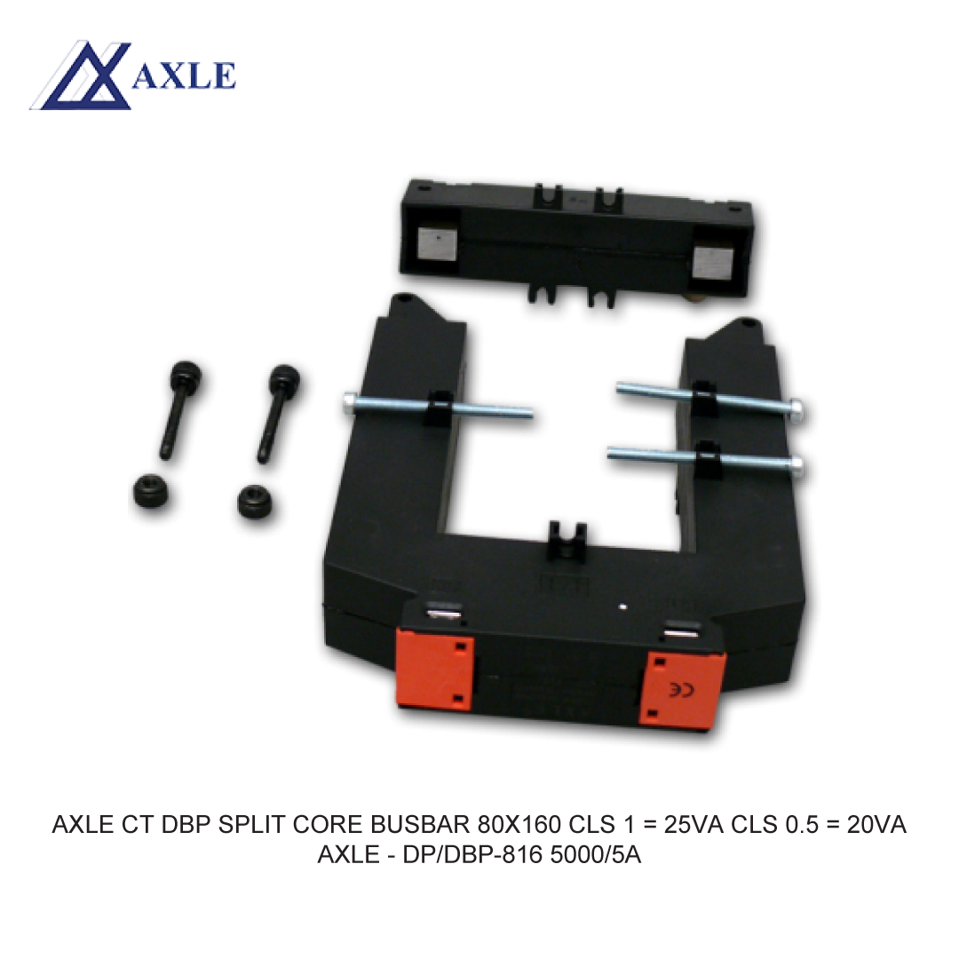 AXLE CT DBP SPLIT CORE BUSBAR 80X160 CLS 1 = 25VA CLS 0.5 = 20VA