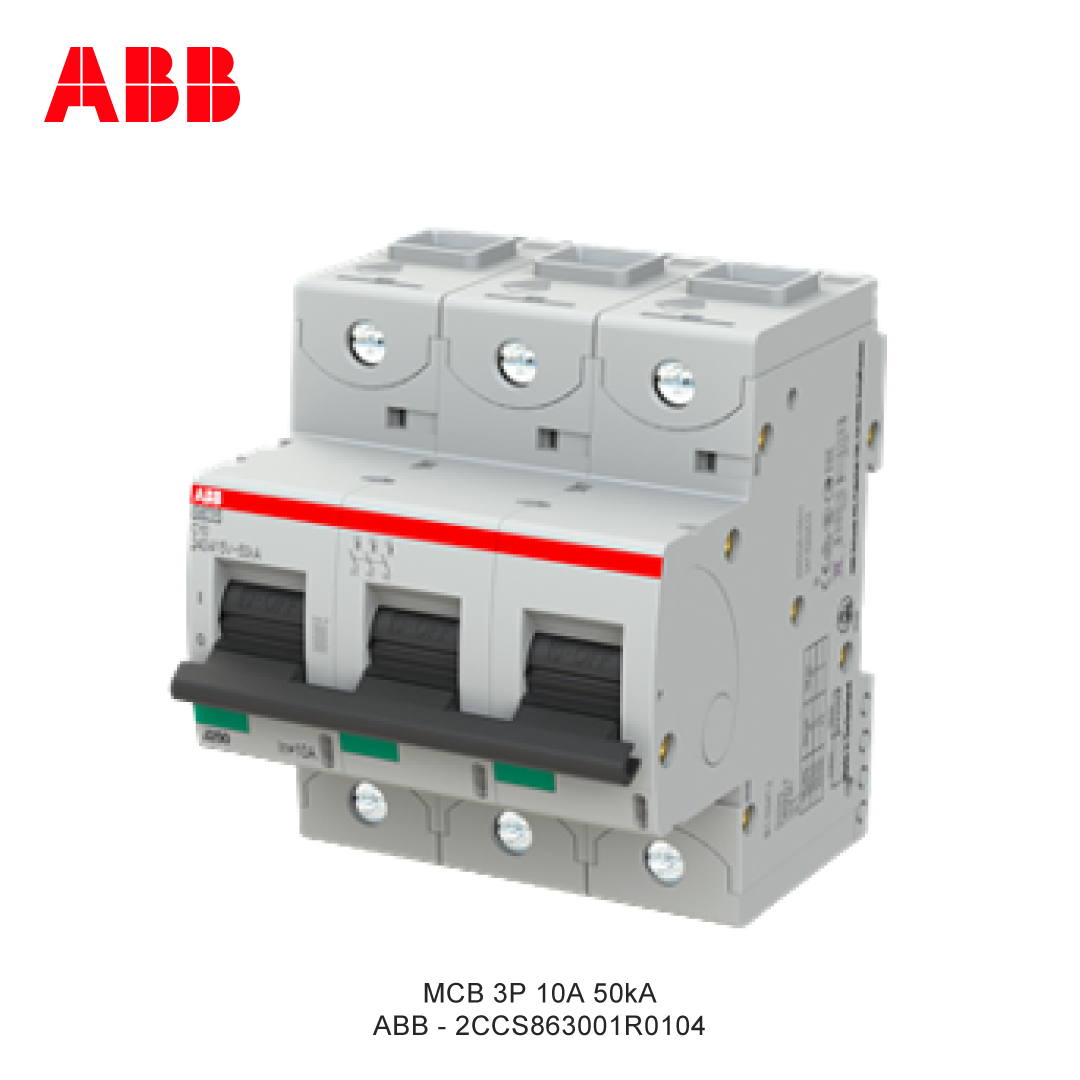 MCB 3P 10A 50kA CURVA C
