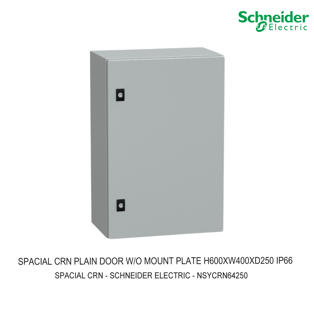 SPACIAL CRN PLAIN DOOR W/O MOUNT PLATE H600XW400XD250 IP66 IK10 RAL7035