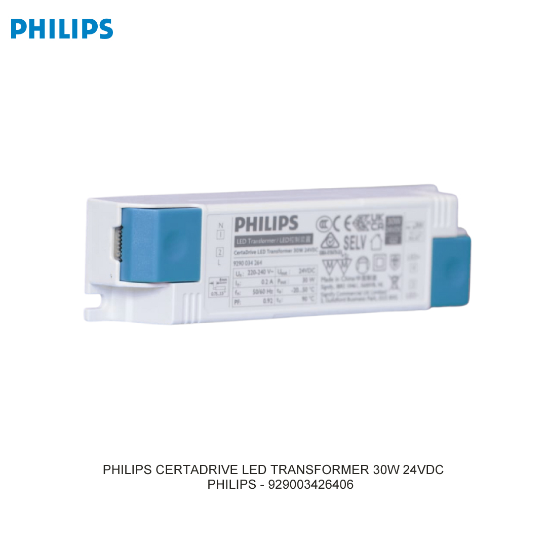 CERTADRIVE LED TRANSFORMER 30W 24VDC