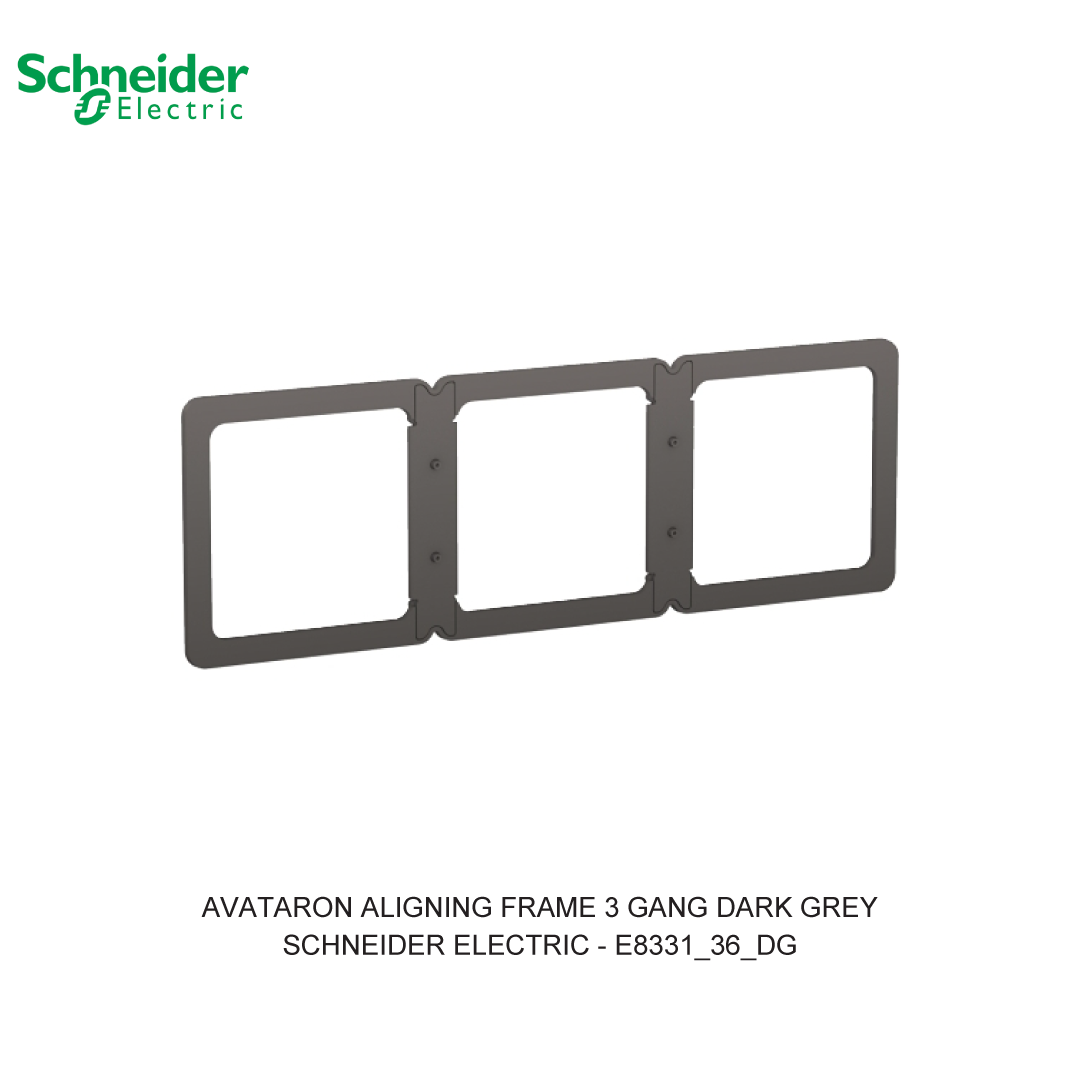 AVATARON ALIGNING FRAME 3 GANG DARK GREY