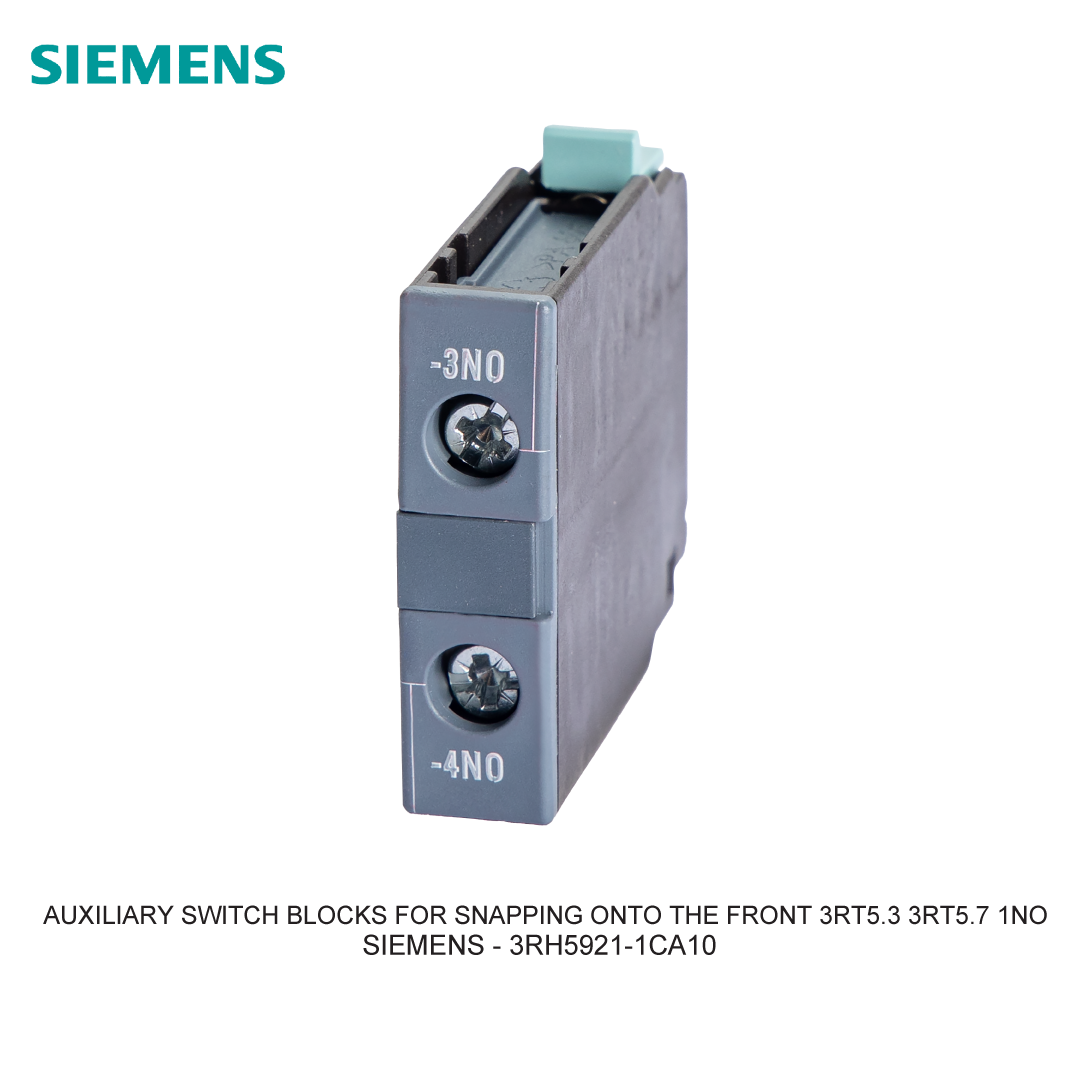 AUXILIARY SWITCH BLOCKS FOR SNAPPING ONTO THE FRONT 3RT5.3 3RT5.7 1NO