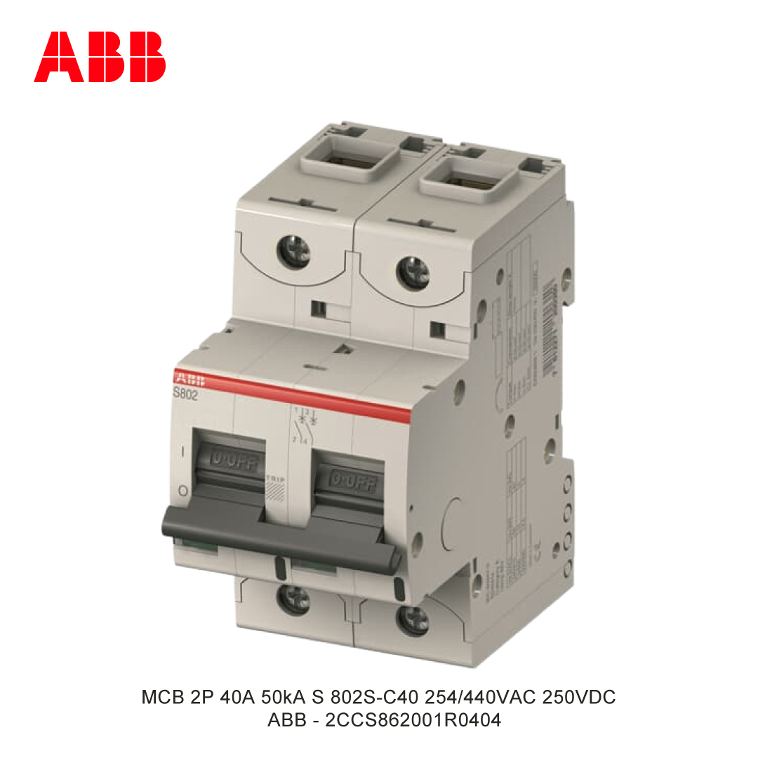 MCB 2P 40A 50kA CURVA C