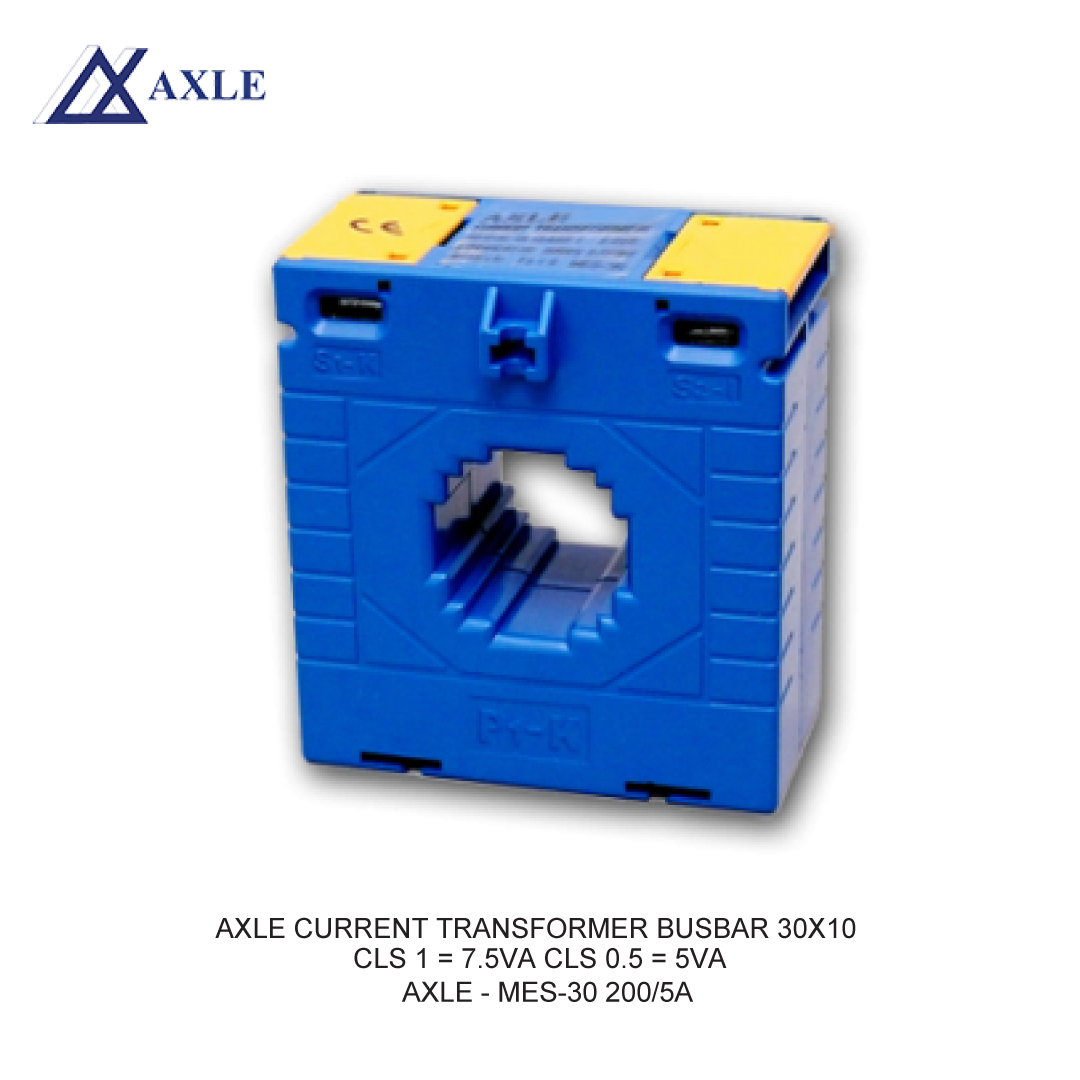 AXLE CURRENT TRANSFORMER BUSBAR 30X10 CLS 1 = 7.5VA CLS 0.5 = 5VA