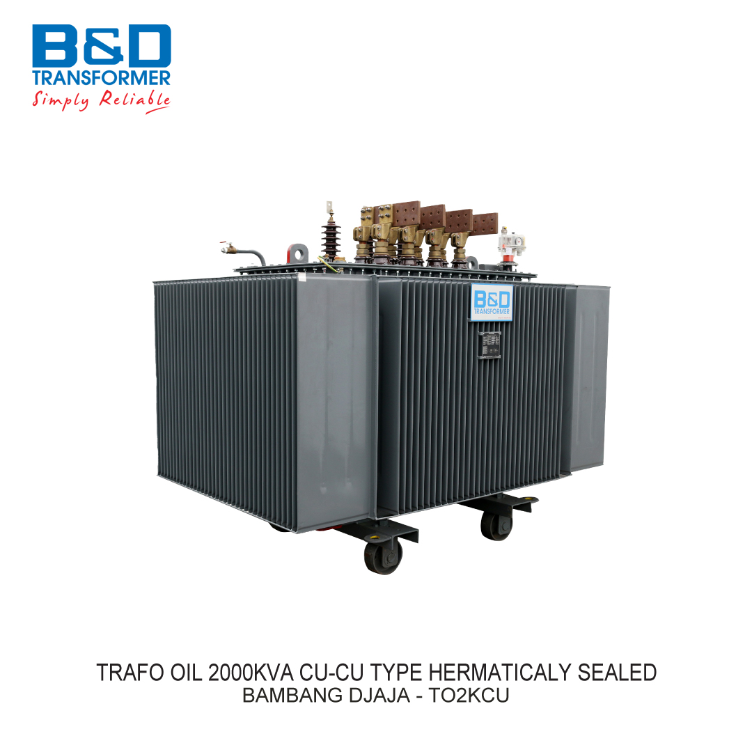 TRAFO OIL 2000KVA CU-CU TYPE HERMATICALY SEALED B&D