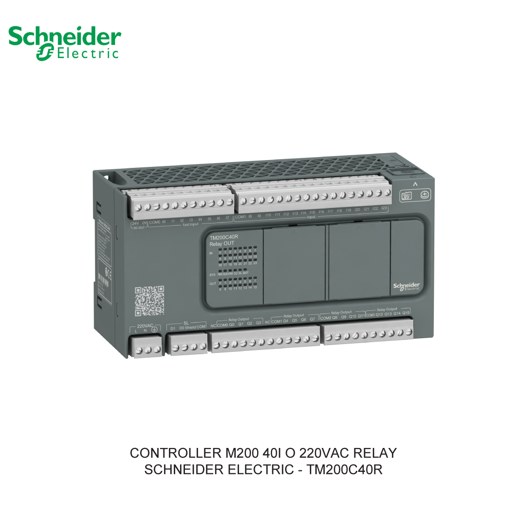 CONTROLLER M200 40I O 220VAC RELAY