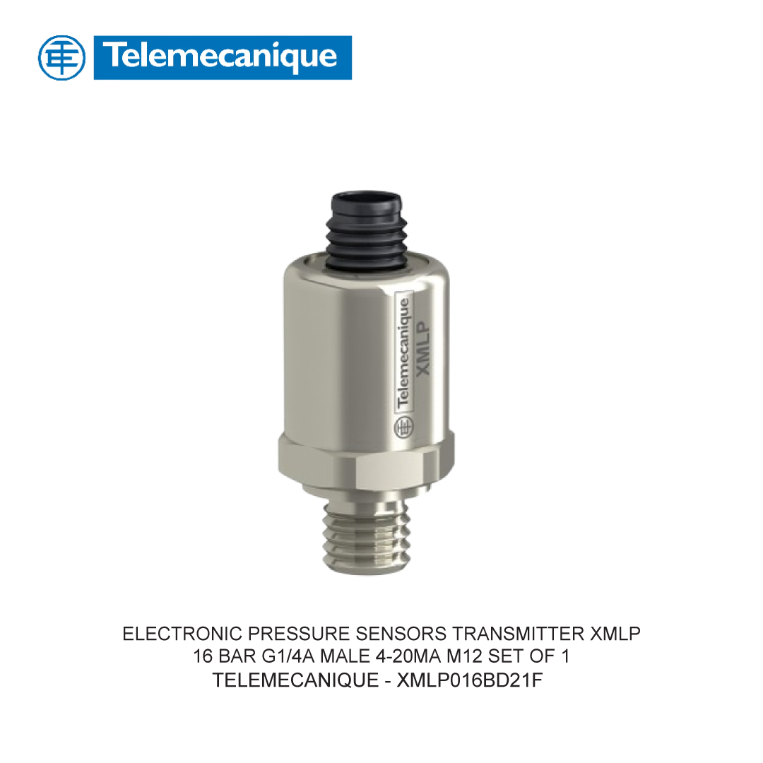 ELECTRONIC PRESSURE SENSORS TRANSMITTER XMLP 16 BAR G1/4A MALE 4-20MA M12 SET OF 1