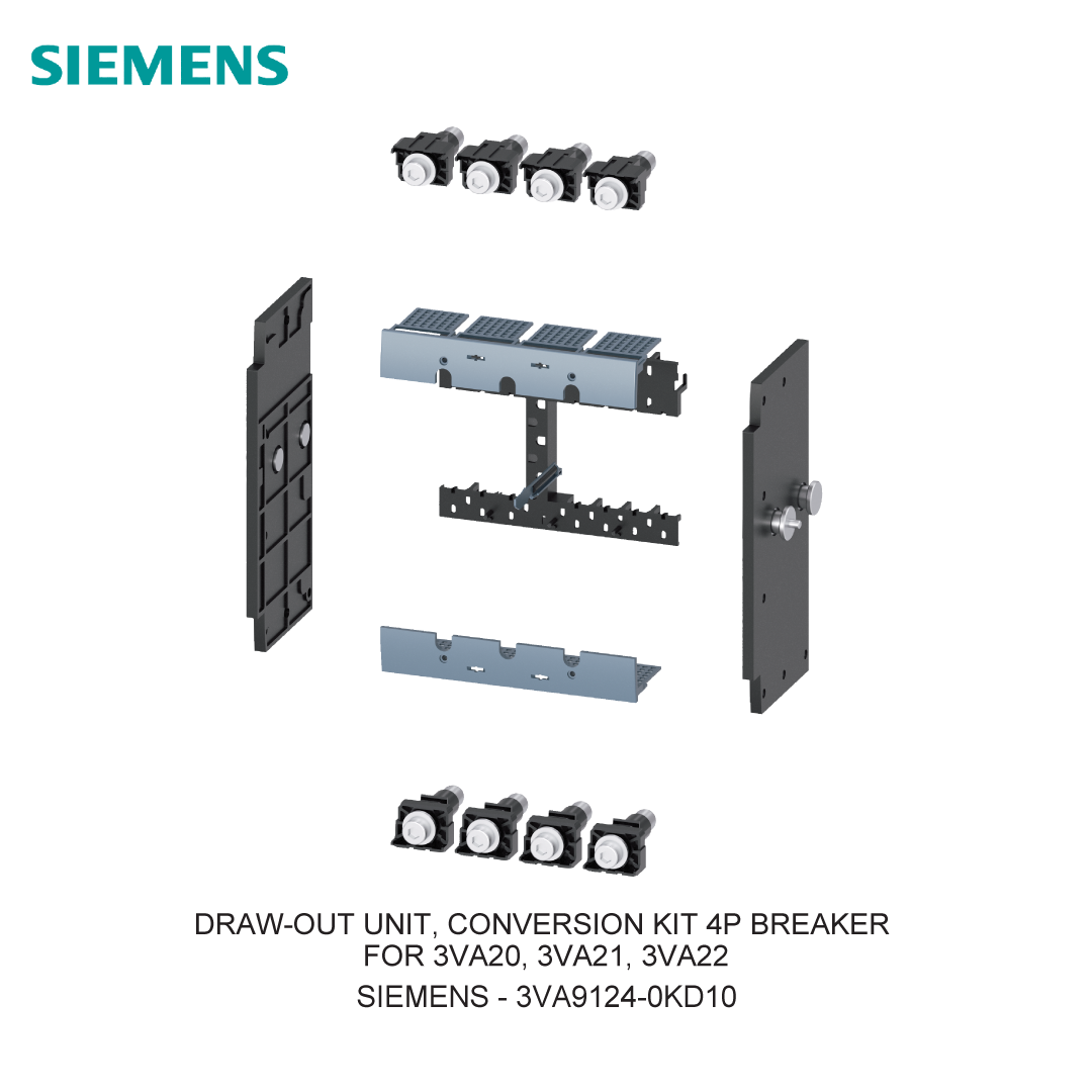 DRAW-OUT UNIT, CONVERSION KIT 3P BREAKER FOR 3VA20, 3VA21, 3VA22