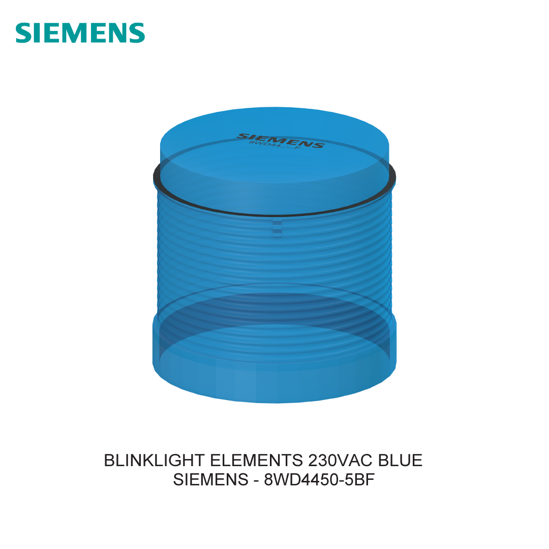 BLINKLIGHT ELEMENTS 230VAC BLUE