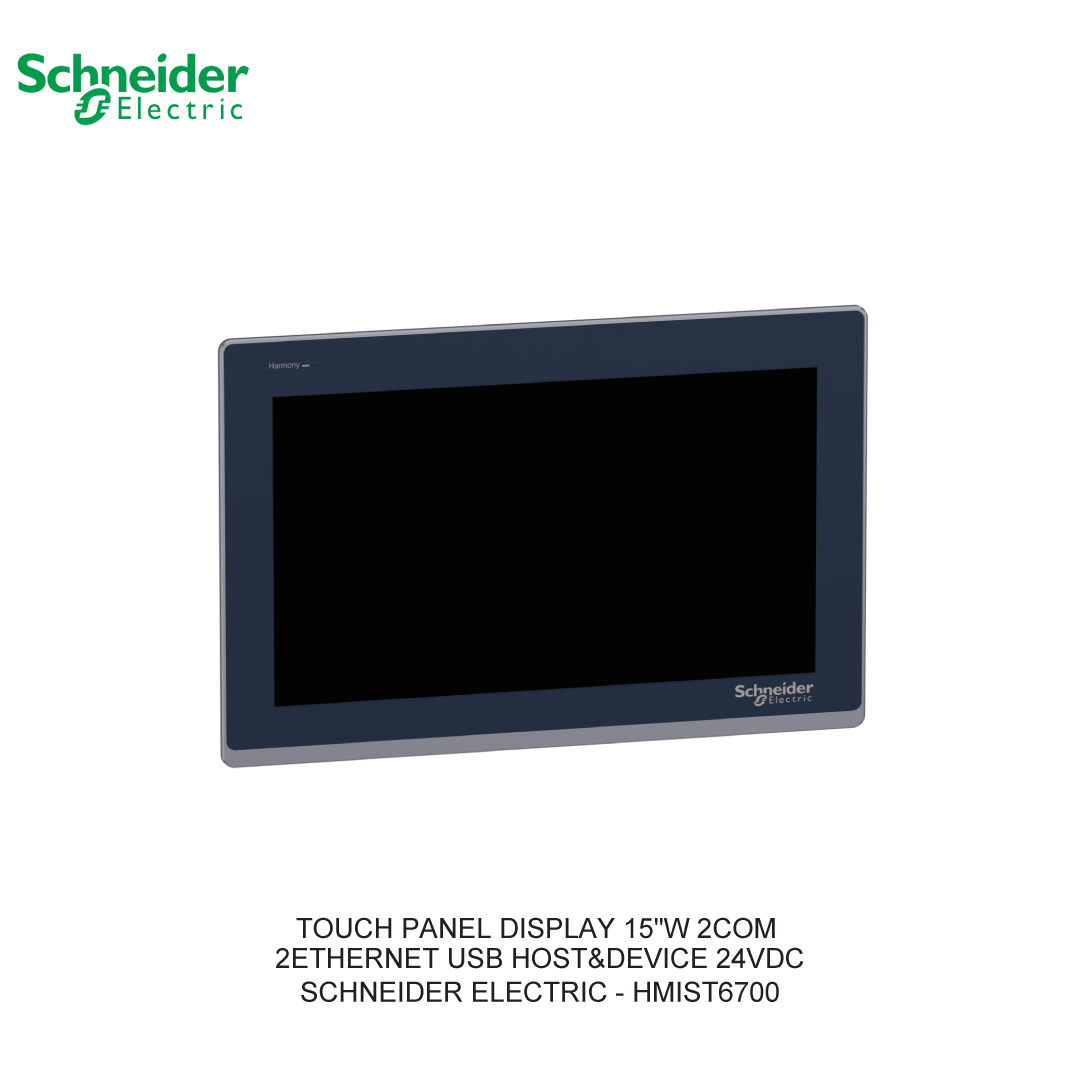 TOUCH PANEL DISPLAY 15"W 2COM 2ETHERNET USB HOST&DEVICE 24VDC
