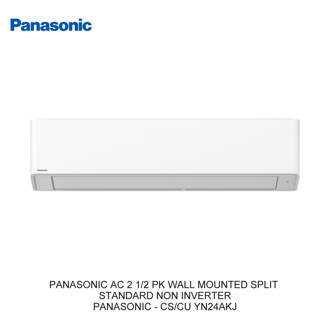 PANASONIC AC 2 1/2 PK WALL MOUNTED SPLIT STANDARD NON INVERTER