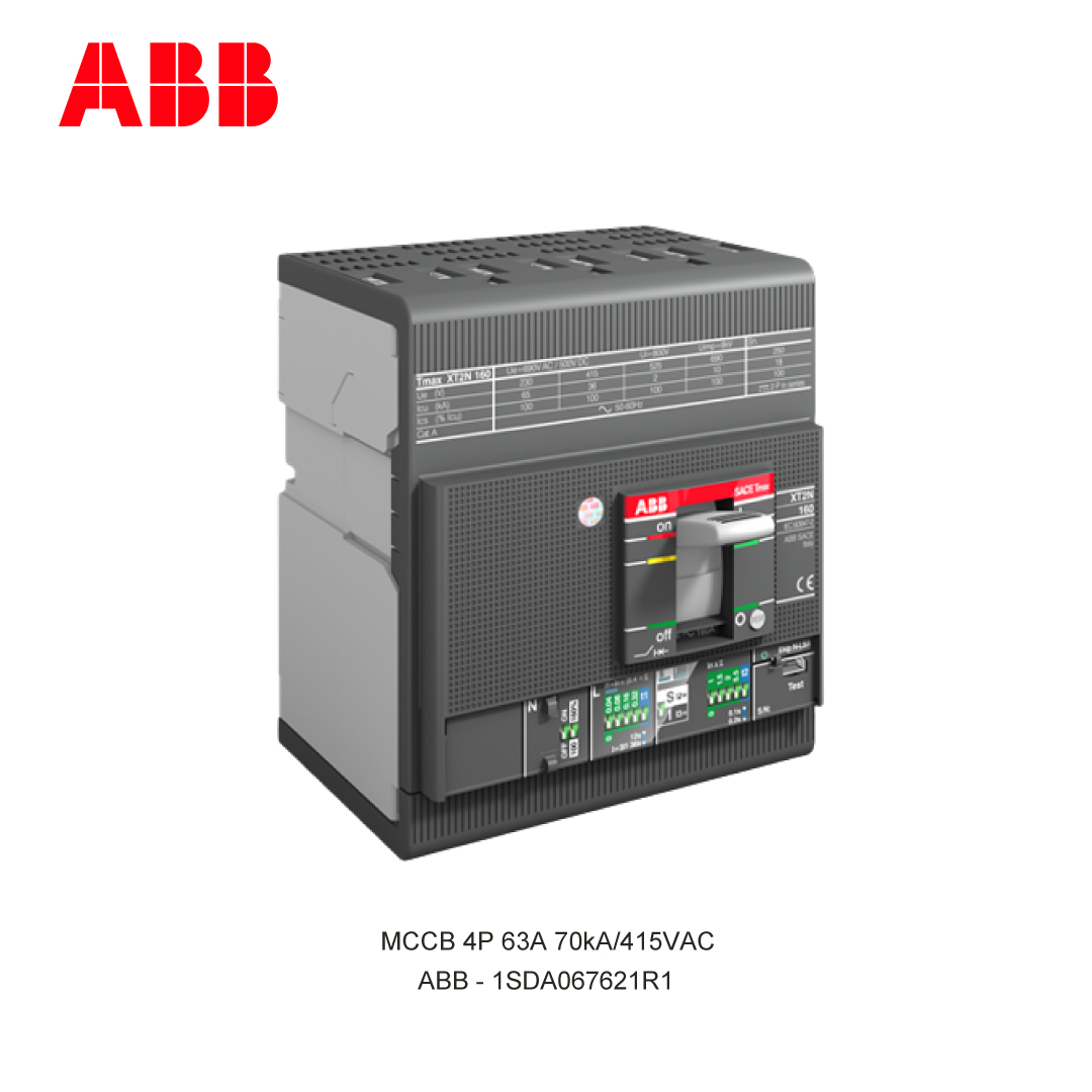 MCCB 4P 63A 70kA/415VAC
