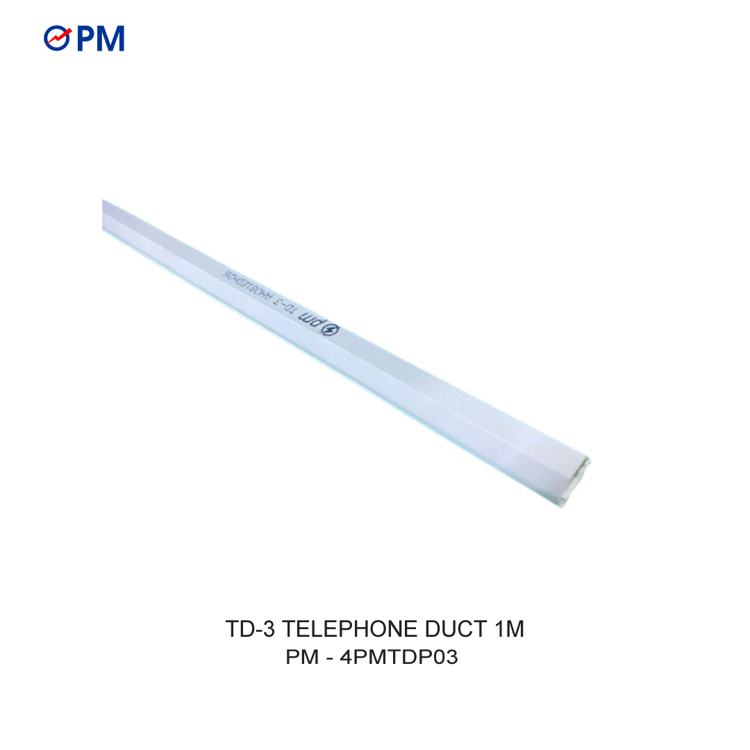 TD-3 TELEPHONE DUCT 1M (Harga 1 Dus = 70 Batang)
