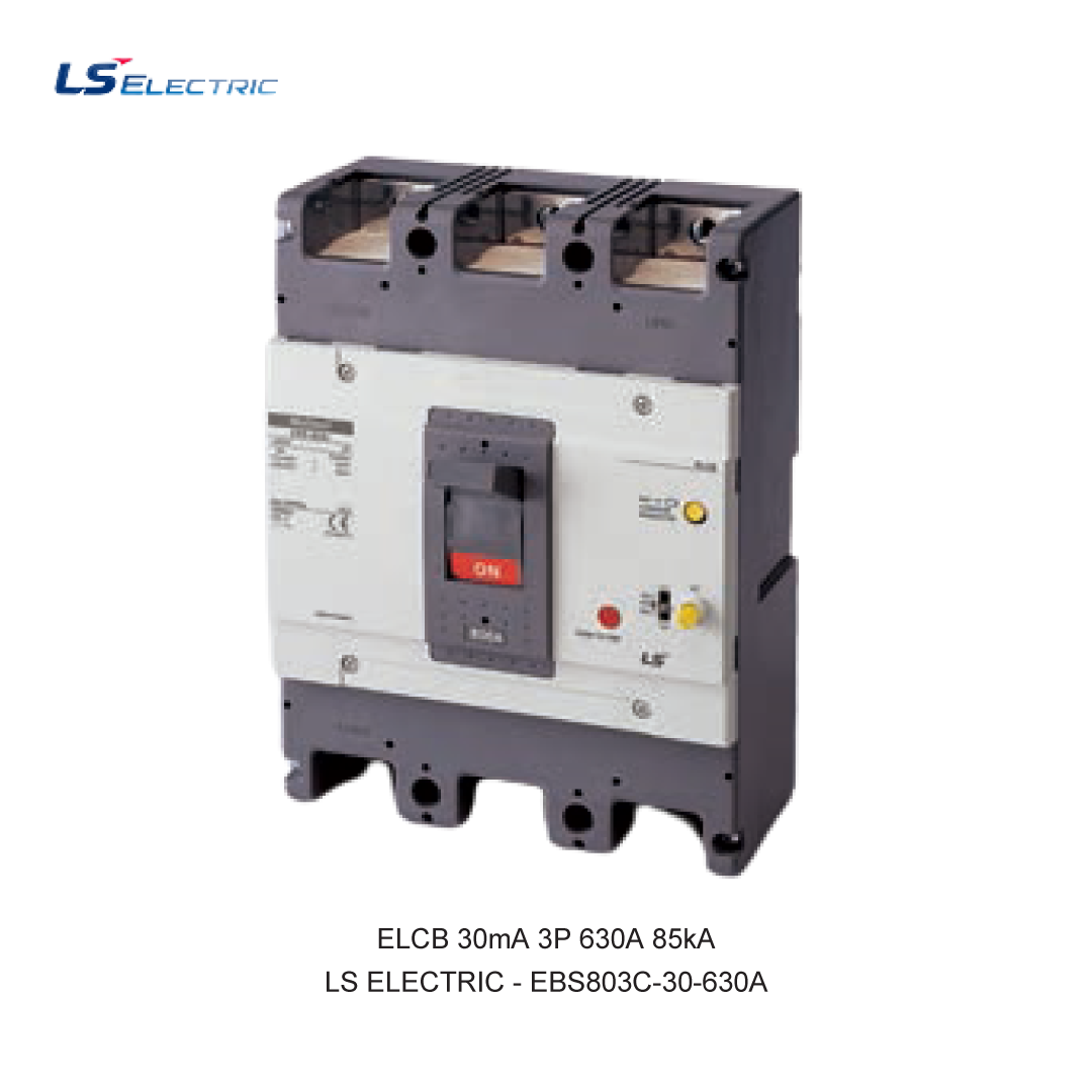 ELCB 30mA 3P 630A 85kA