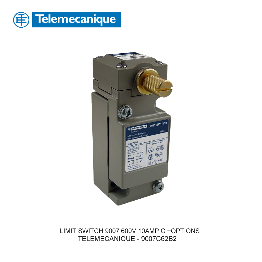 LIMIT SWITCH 9007 600V 10AMP C +OPTIONS