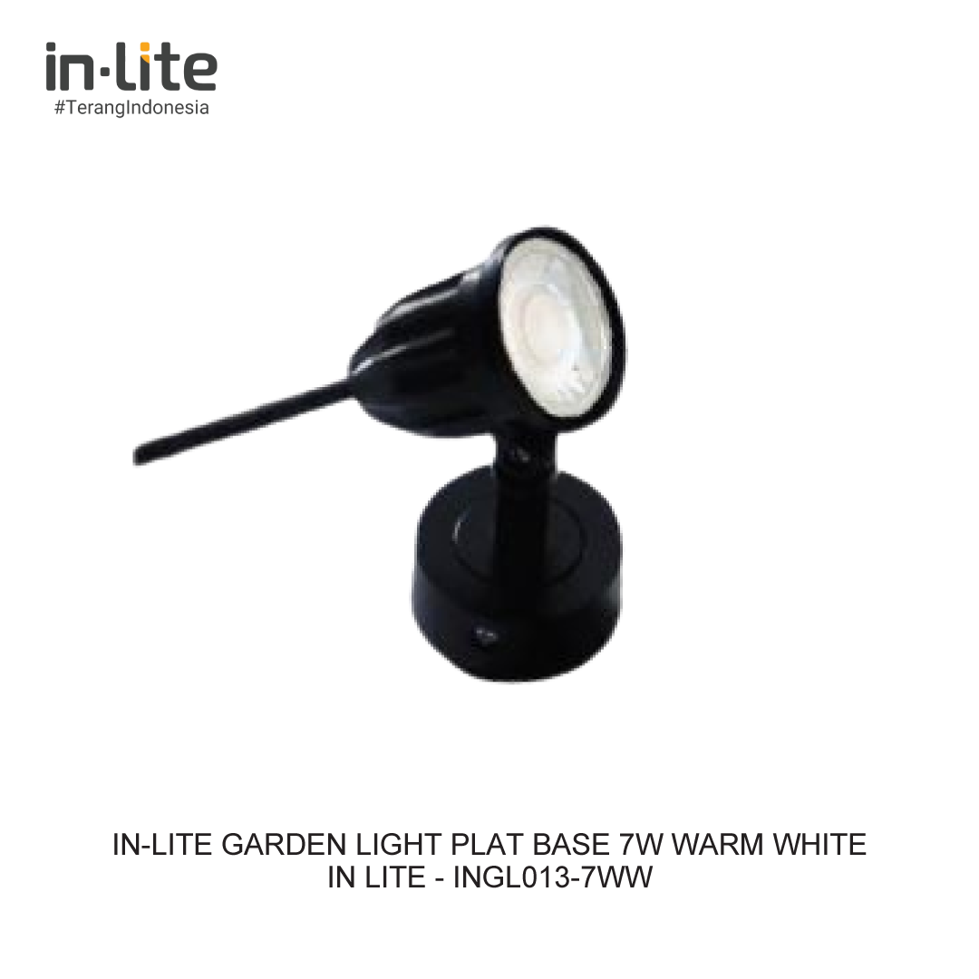 IN-LITE GARDEN LIGHT PLAT BASE 7W KUNING
