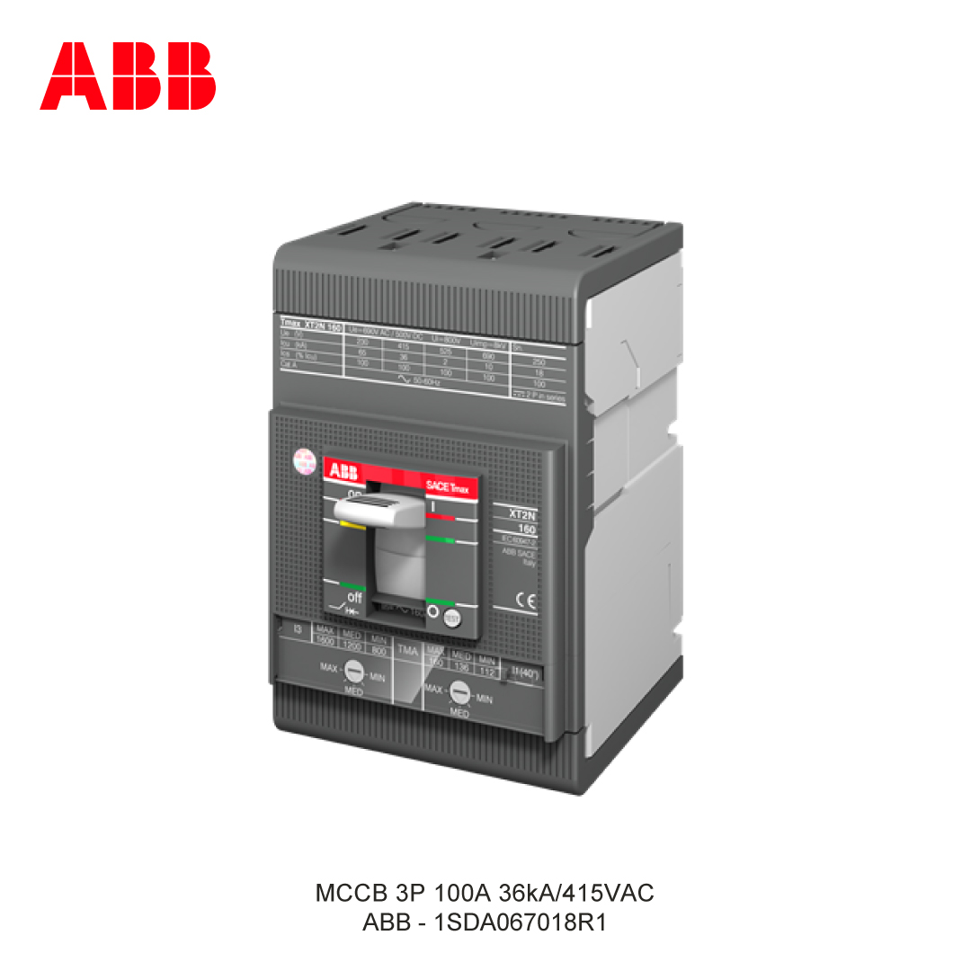 MCCB 3P 100A 70kA/415VAC