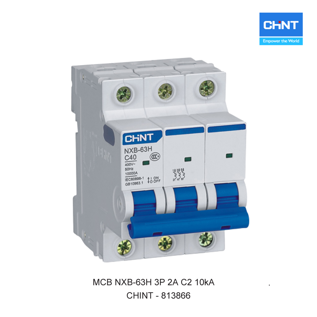 MCB NXB-63H 3P 2A C2 10kA