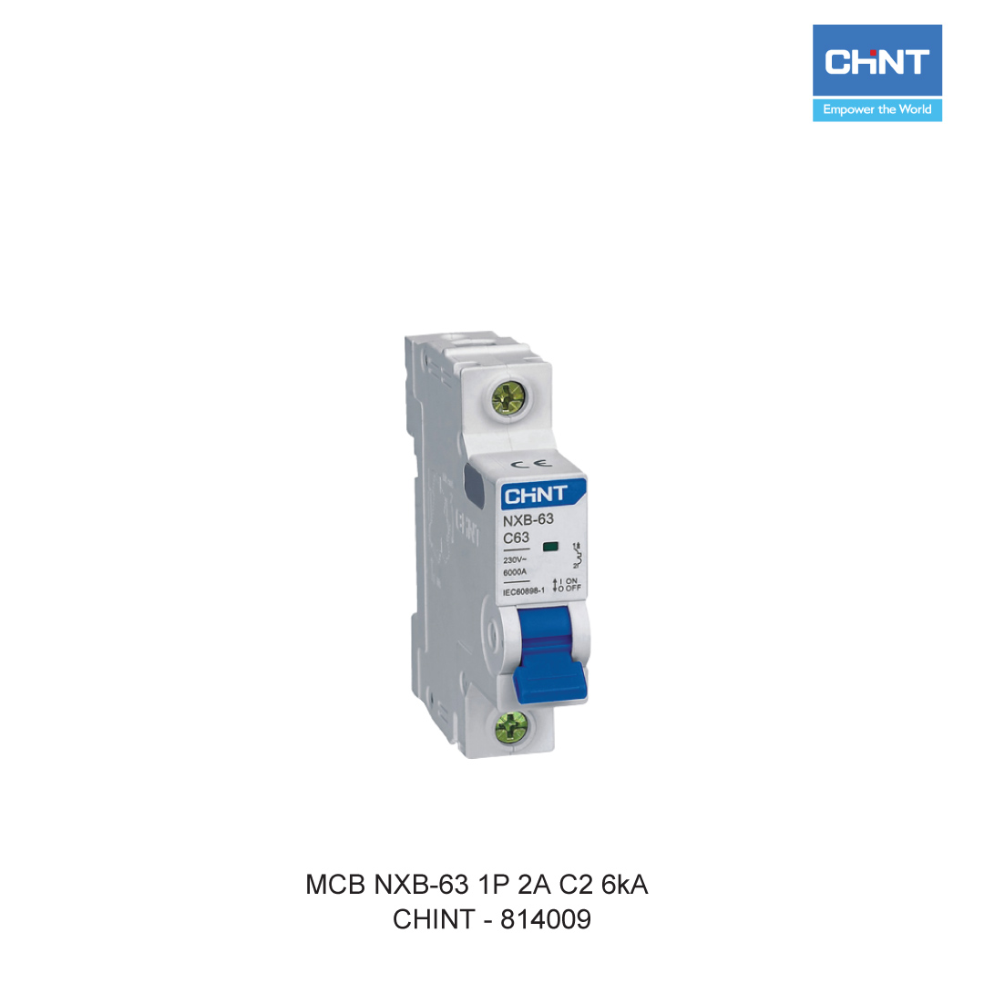 MCB NXB-63 1P 2A C2 6kA