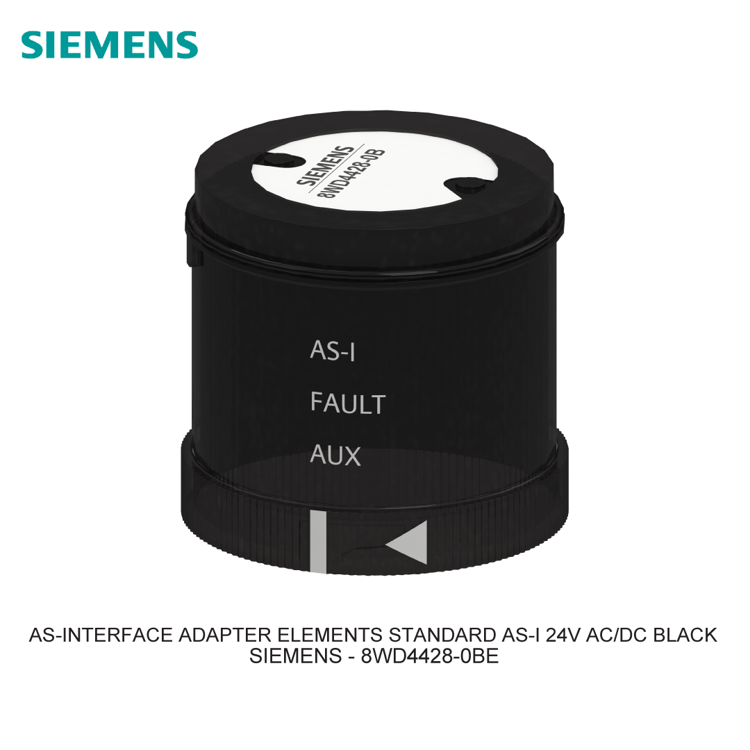 AS-INTERFACE ADAPTER ELEMENTS STANDARD AS-I 24V AC/DC BLACK