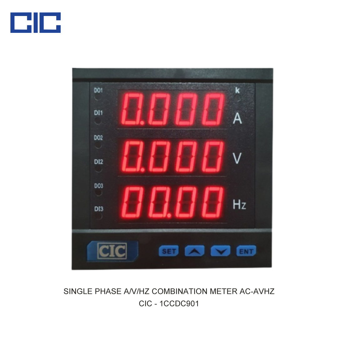 SINGLE PHASE A/V/HZ COMBINATION METER AC-AVHZ