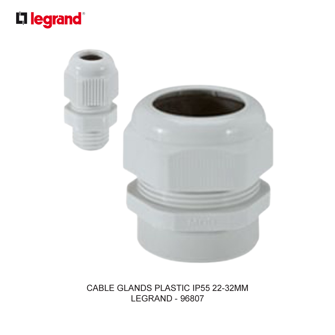 CABLE GLANDS PLASTIC IP55 22-32MM