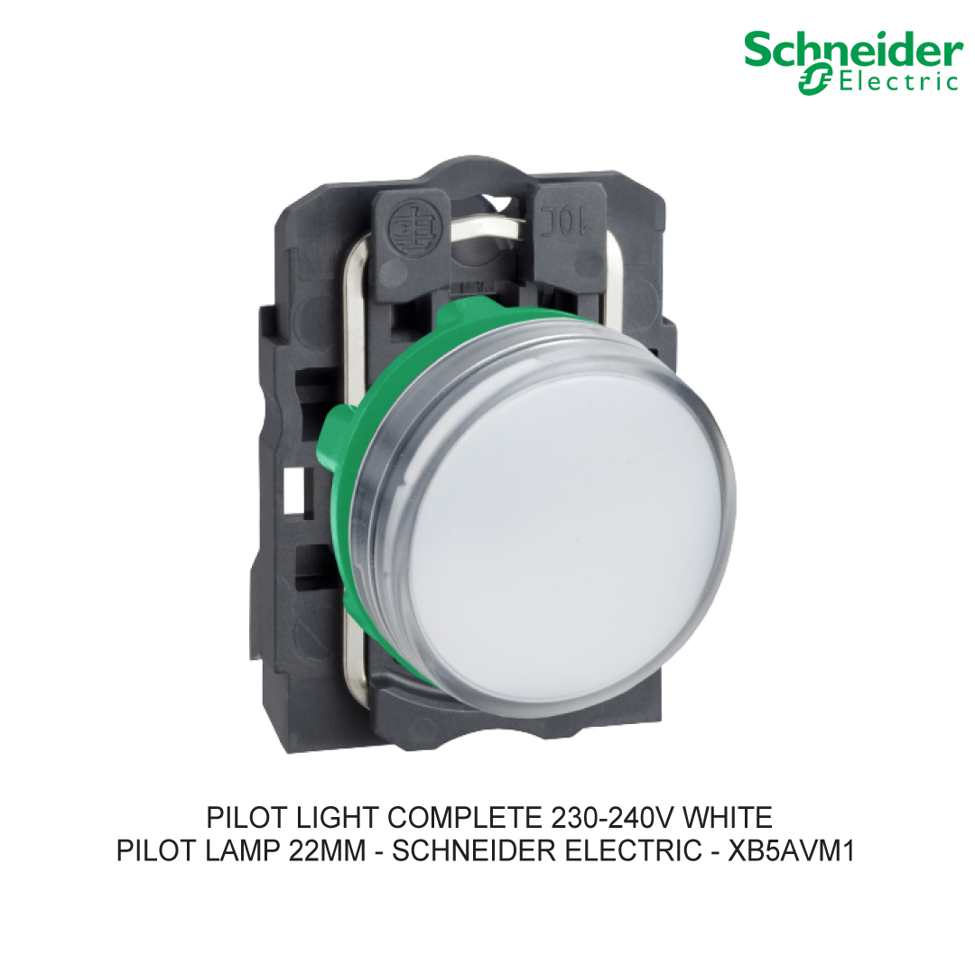 PILOT LIGHT COMPLETE 230-240V WHITE