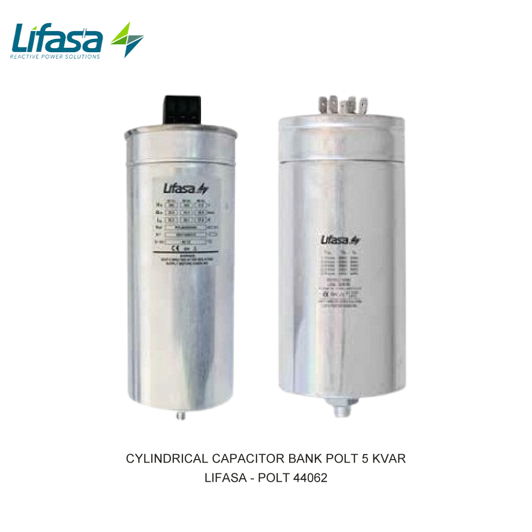 LIFASA CYLINDRICAL CAPACITOR BANK POLT 5 KVAR