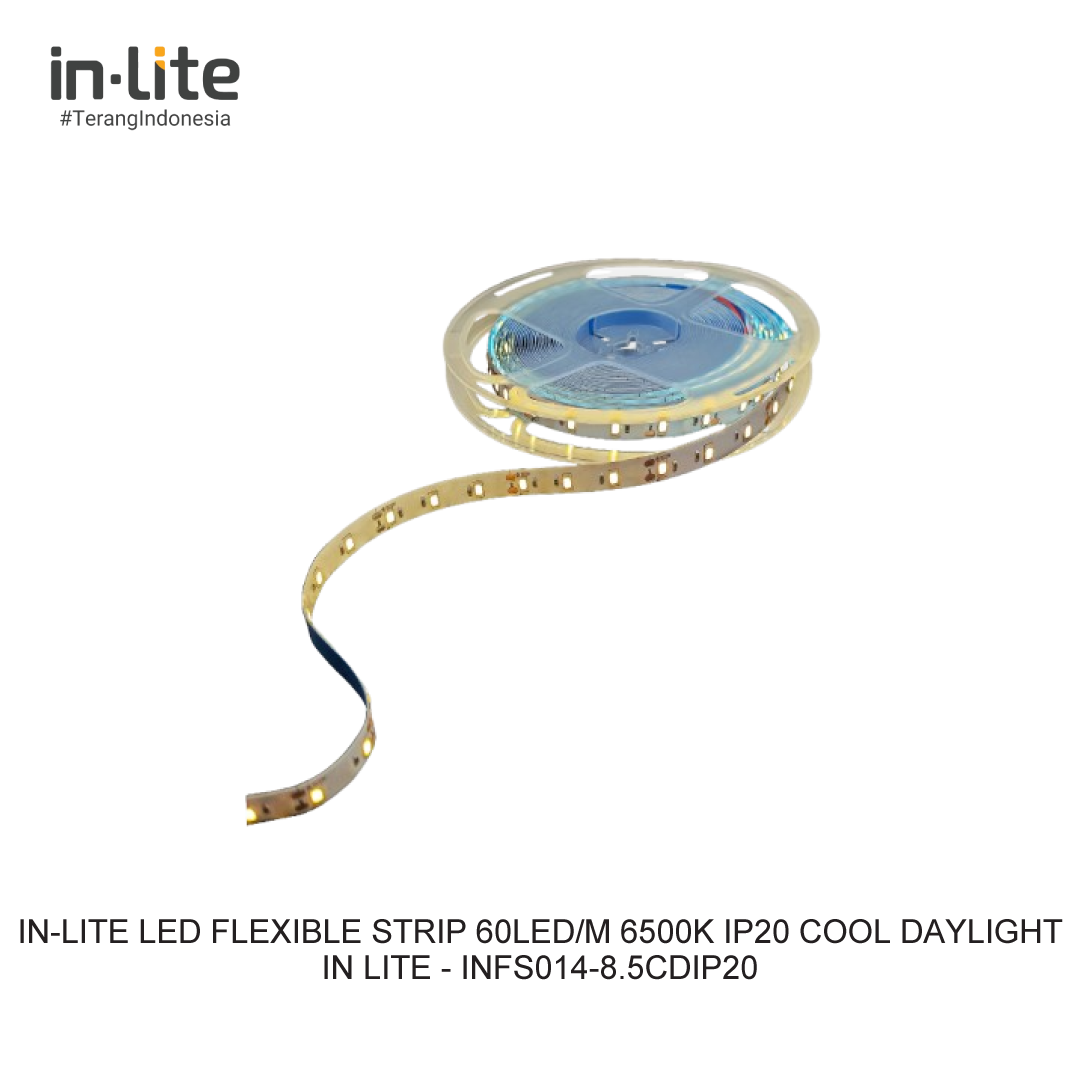 IN-LITE LED FLEXIBLE STRIP 60LED/M 6500K IP20