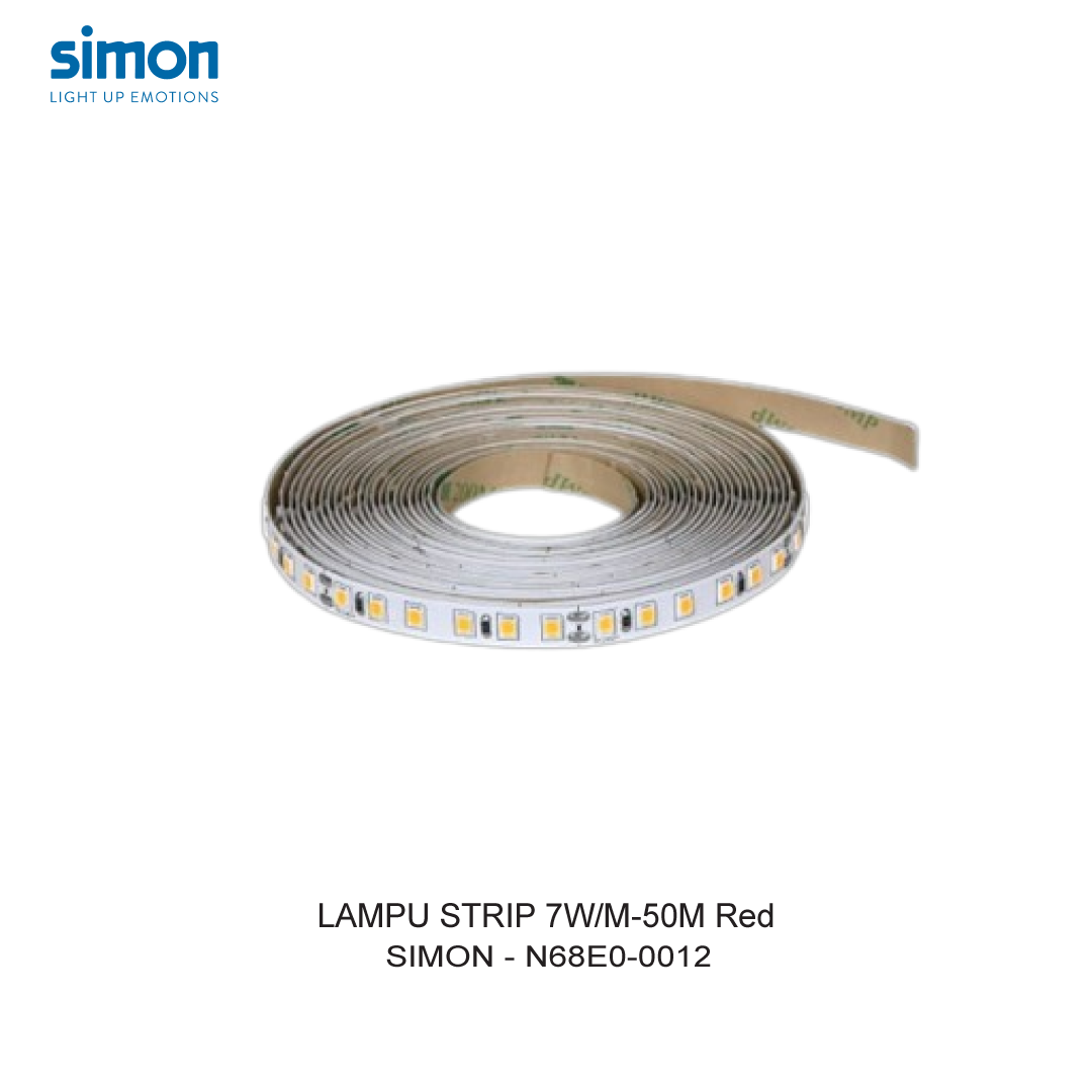 SIMON LED STRIP 7W/M-50M Red