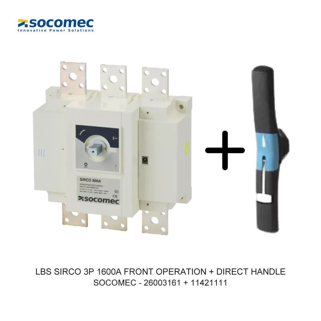 LBS SIRCO 3P 1600A FRONT OPERATION + DIRECT HANDLE