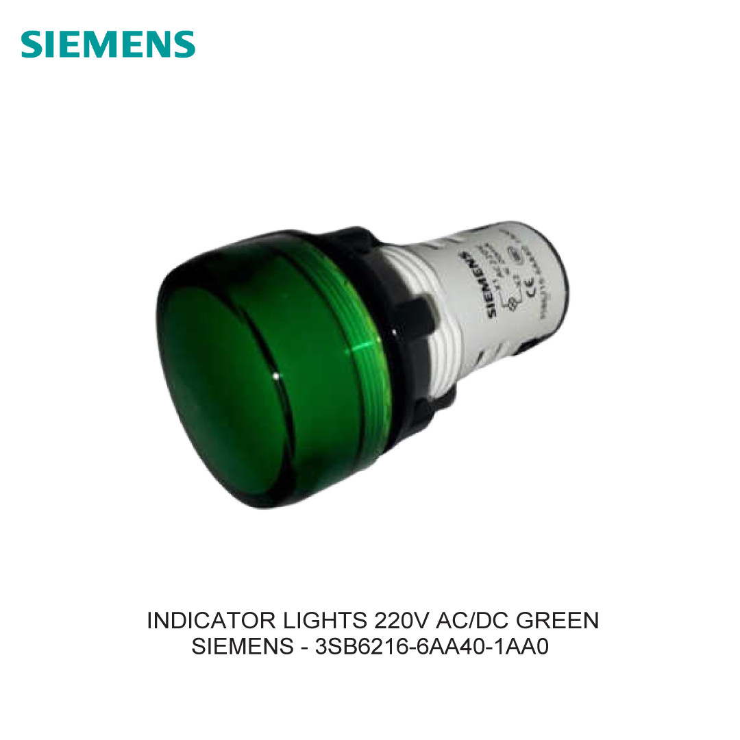 INDICATOR LIGHTS 220V AC/DC GREEN