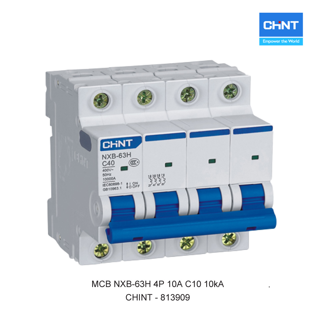 MCB NXB-63H 4P 10A C10 10kA