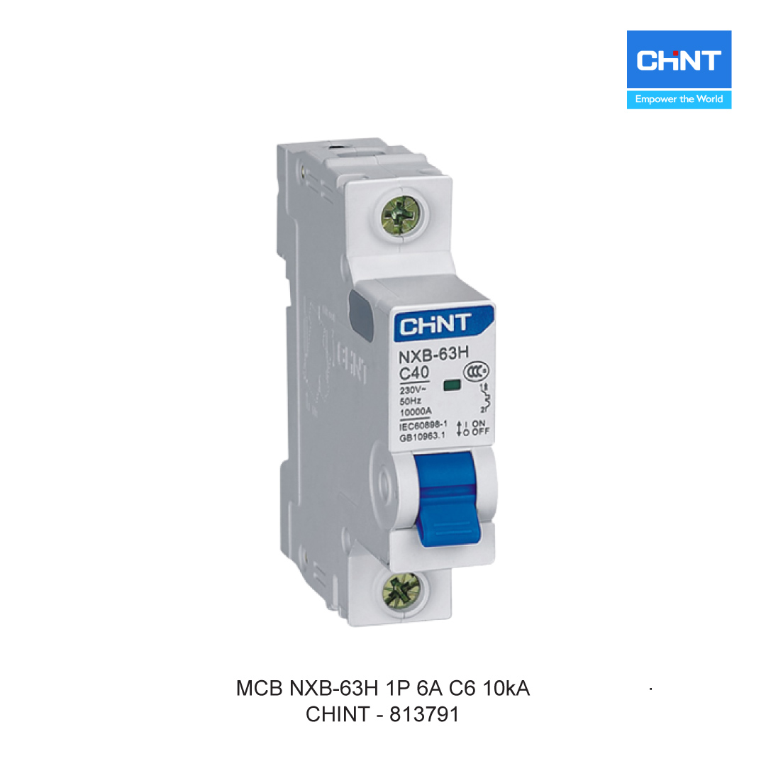 MCB NXB-63H 1P 6A C6 10kA