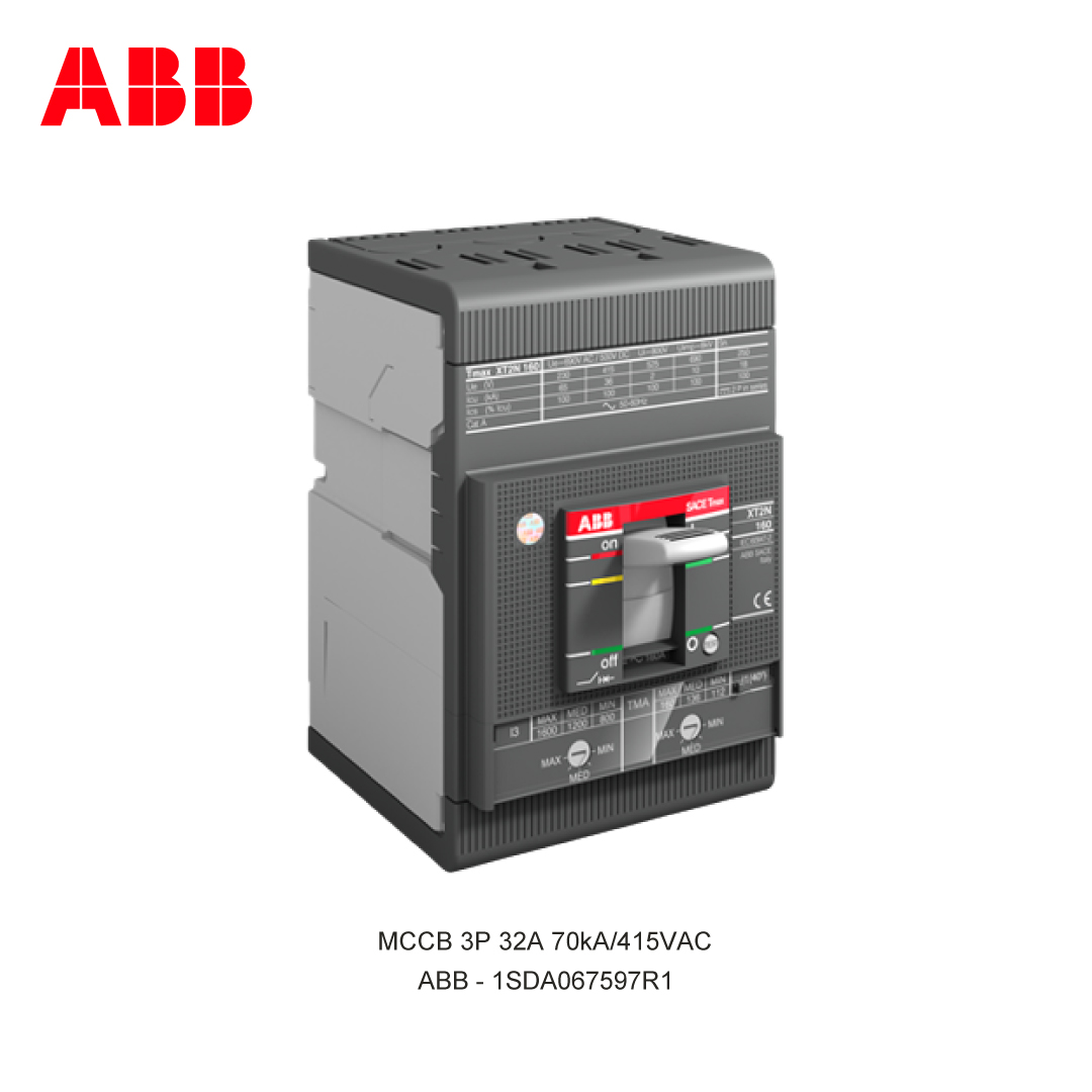 MCCB 3P 32A 70kA/415VAC