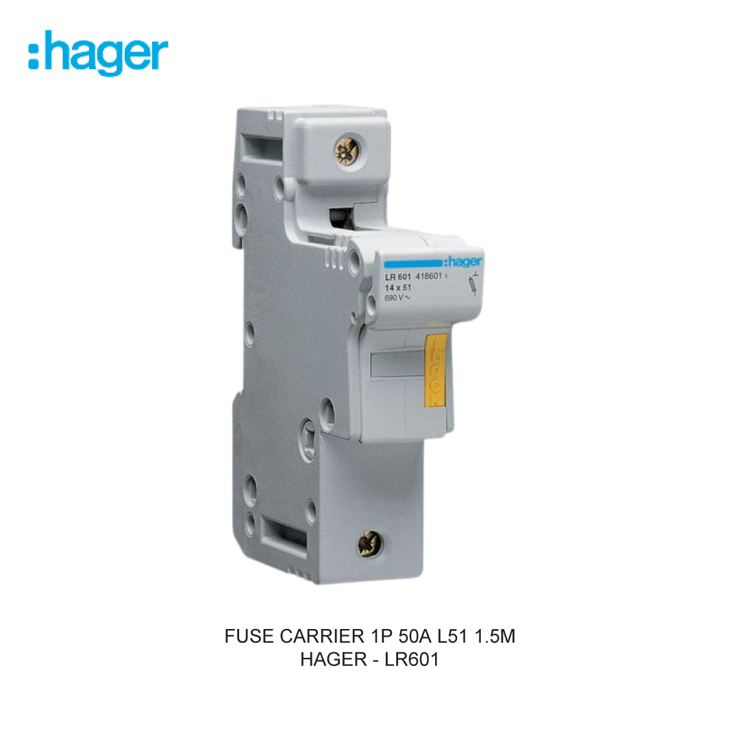 FUSE CARRIER 1P 50A L51 1.5M