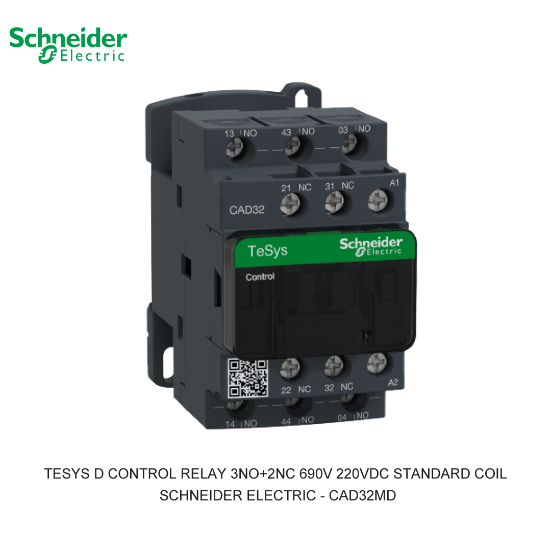 TESYS D CONTROL RELAY 3NO+2NC 690V 220VDC STANDARD COIL