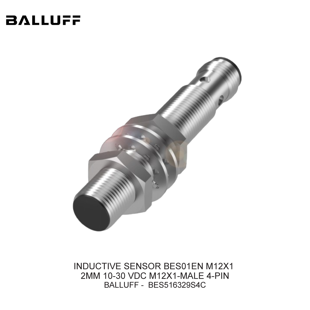 INDUCTIVE SENSOR BES01EN M12X1 2MM 10-30 VDC M12X1-MALE 4-PIN
