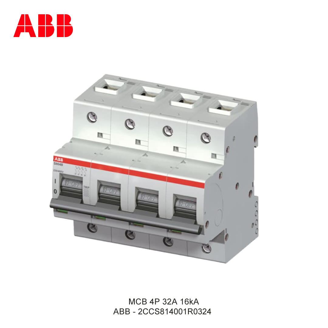 MCB 4P 32A 16kA CURVA C