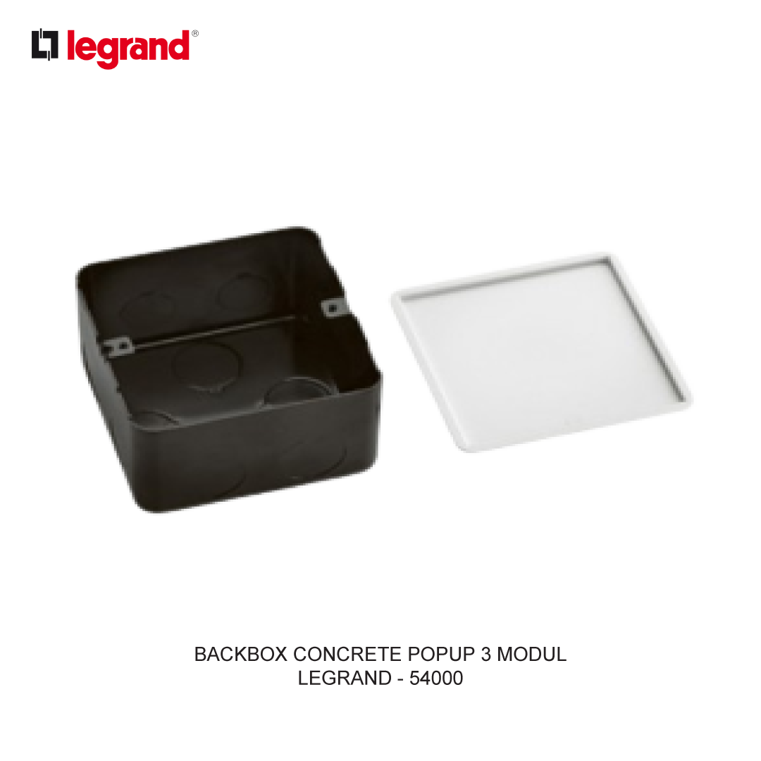 BACKBOX CONCRETE POPUP 3 MODUL
