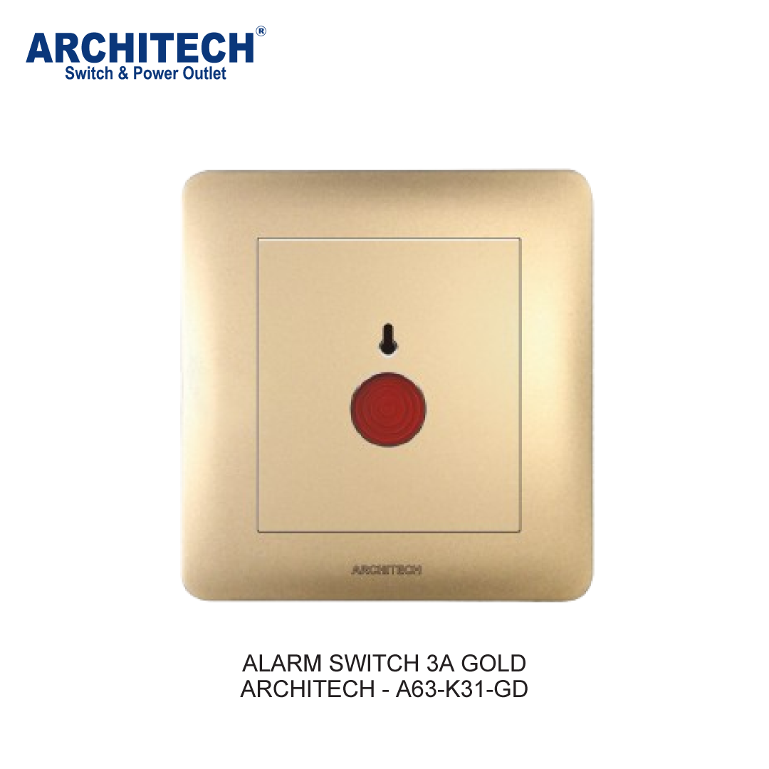 ALARM SWITCH 3A GOLD