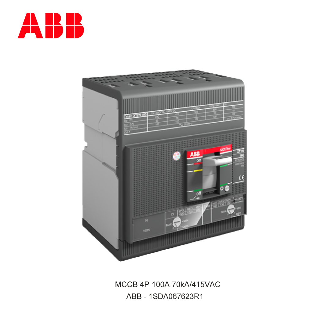 MCCB 4P 100A 70kA/415VAC
